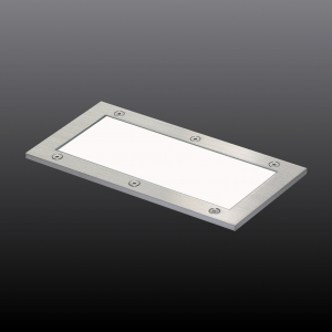 Metro-S 200x100mm - COB (white printed glass) - without recessed housing